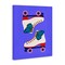 Stupell Industries Bold Roller Skates Canvas Wall Art Design by Jessica Beck